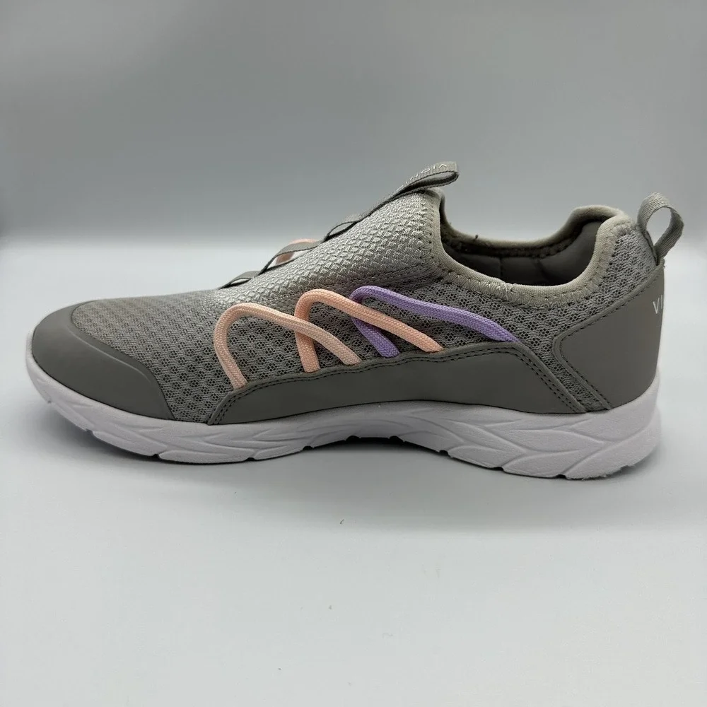 Vionic Zeliya Shoes Womens Size 8.5 Gray Mesh Slip On Walking‎ Sneakers Comfort